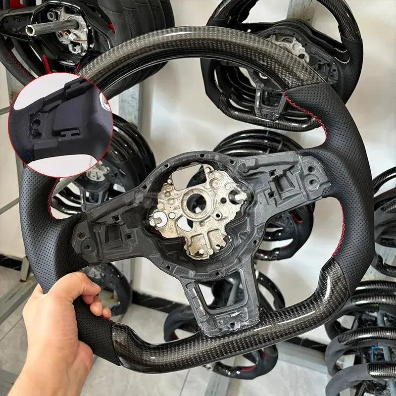 Forge Steering Wheel Fit for VW Mk5 MK6 MK7 MK7.5 GTI R Polo 2013-2020 Carbon Fiber Wheel - Auto Part Pro Switzerland