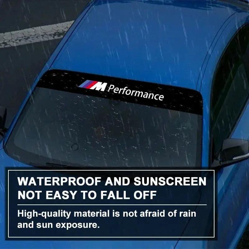 Car windshield sticker front window sticker sunshade For BMW M MINI F30 F01 F10 F35 F15 F16 F18 E39 E46 E90 E36 E60 M3 M4 M5 M6 - Auto Part Pro Switzerland
