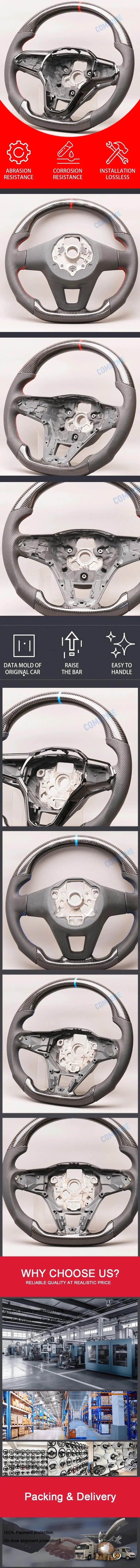 For Volkswagen VW Golf 8 GTI R Line MK8 Carbon Fiber Steering Wheel Customized Without heating function - Auto Part Pro Switzerland