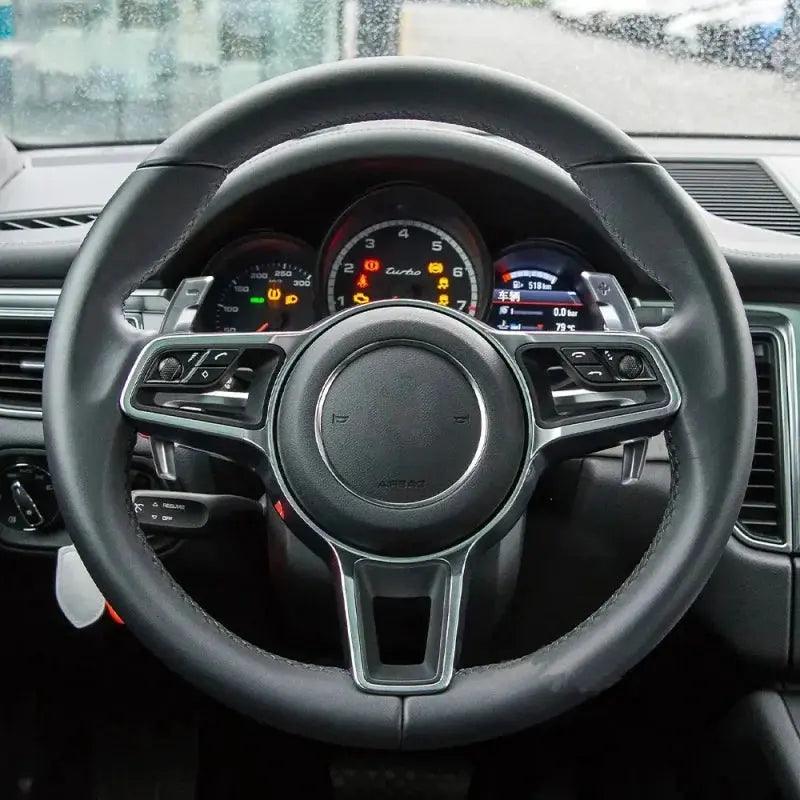 Car Steering Wheel for Porsche Macan Panamera Taycan Cayenne Cayman 718 911 918 Carbon Fiber Steering Wheel Car Accessories - Auto Part Pro Switzerland