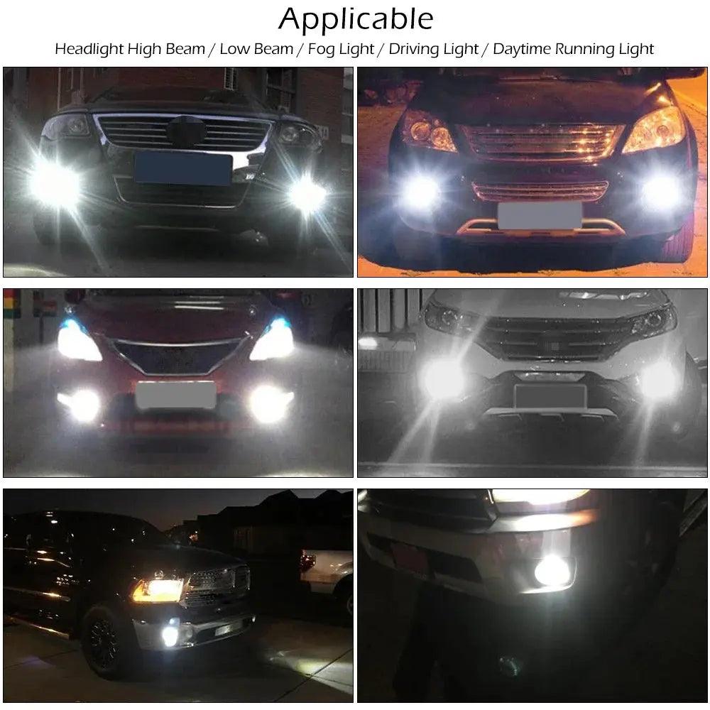 2pcs H7 LED Headlight Bulbs 360 Degree Beam Angle Car LED Fog Light Bulb 6000K Super Bright Car Headlight Bulbs Lampada DC12-24V - Auto Part Pro Switzerland