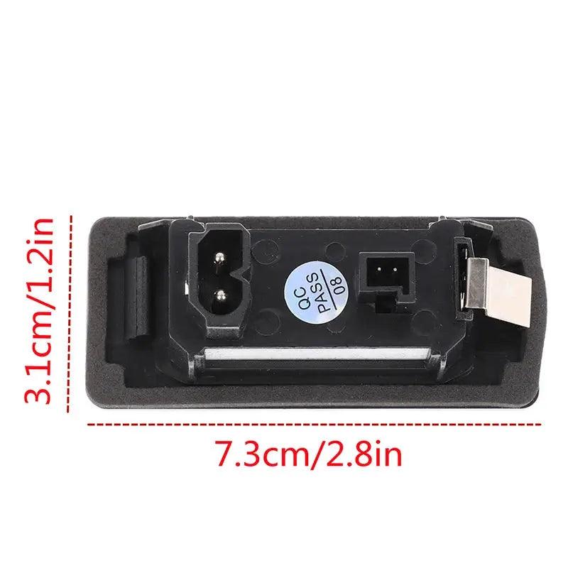 1pc LED Car License Plate Light For E39 M5 E70 E71 X5 X6 E60 M5 E90 E92 E93 M3 Rear Lights Number Plate Lamp Direct Replacement - Auto Part Pro Switzerland