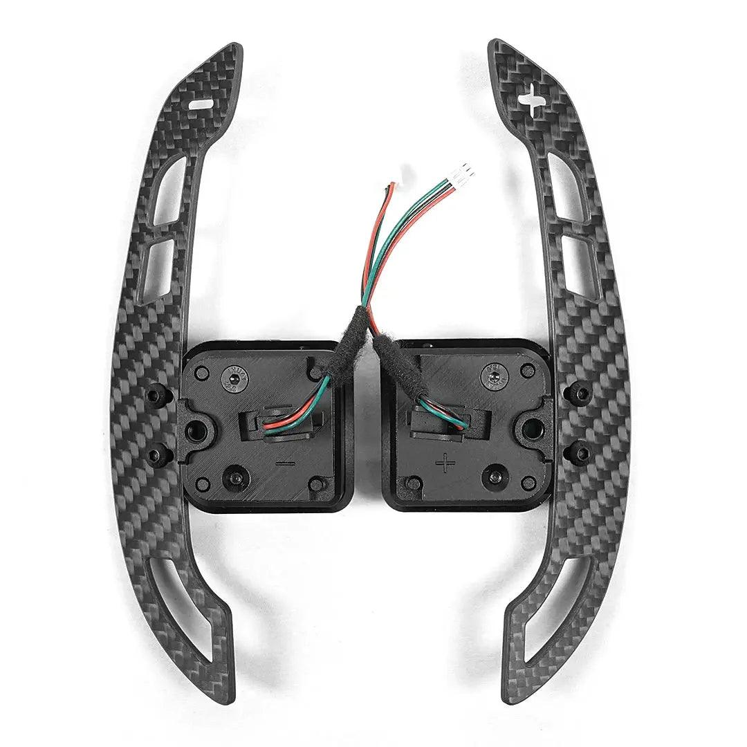 Magnetic Carbon Fiber Paddle Shifter For Audi A1 A3 A5 A8 Q3 Q4 Q5 Q7 Q8 S1 S3 S5 SQ5 SQ8 RS3 RS5 RSQ5 Paddle Shifter Extensions - Auto Part Pro Switzerland