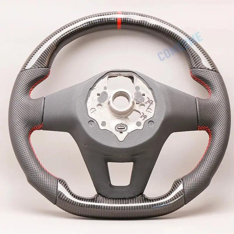 For Volkswagen VW Golf 8 GTI R Line MK8 Carbon Fiber Steering Wheel Customized Without heating function - Auto Part Pro Switzerland