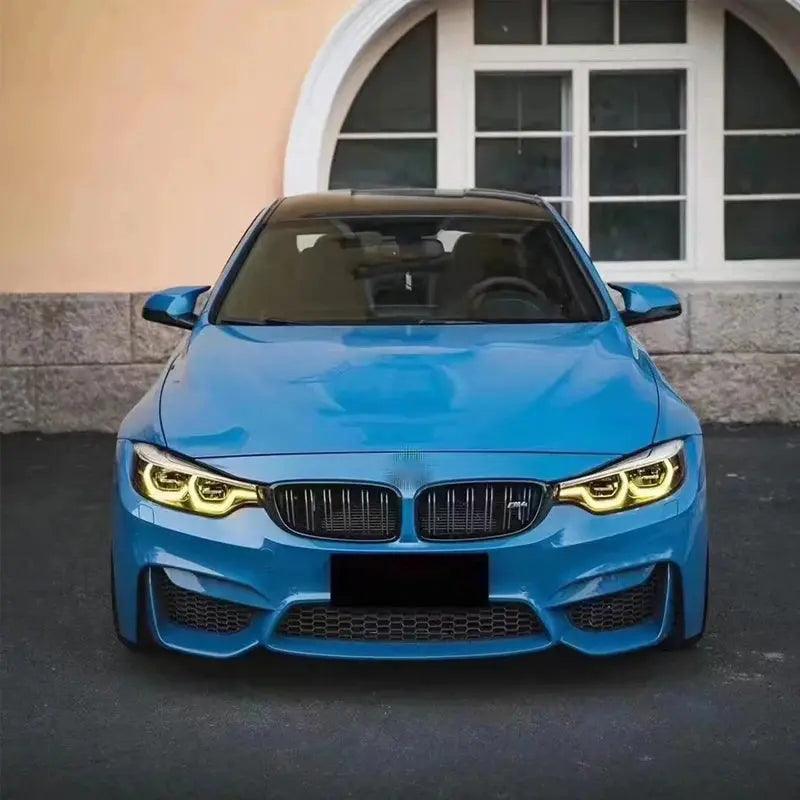 Yellow Lemon DRL Angel Eyes Multicolor LED Daytime Running Lights For 2018-2020 BMW F80 M3 M4 F32 F86 OEM 63117493229 - Auto Part Pro Switzerland