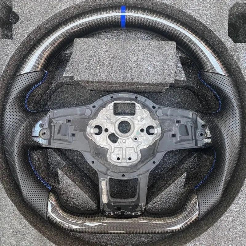 Carbon Fiber Steering Wheel For Volkswagen GTI Golf MK7 MK7.5 R 2015 2016 2017 Customized Steering Wheel Car Accessories - Auto Part Pro Switzerland