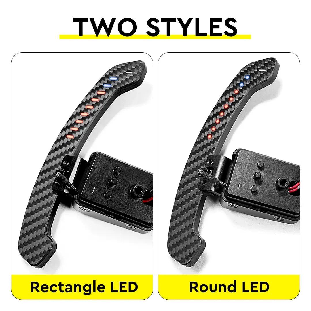 TDD LED Carbon Magnetic Carbon Paddle Shifters For BMW F20 F30 F32 F34 F36 F80 - Auto Part Pro Switzerland
