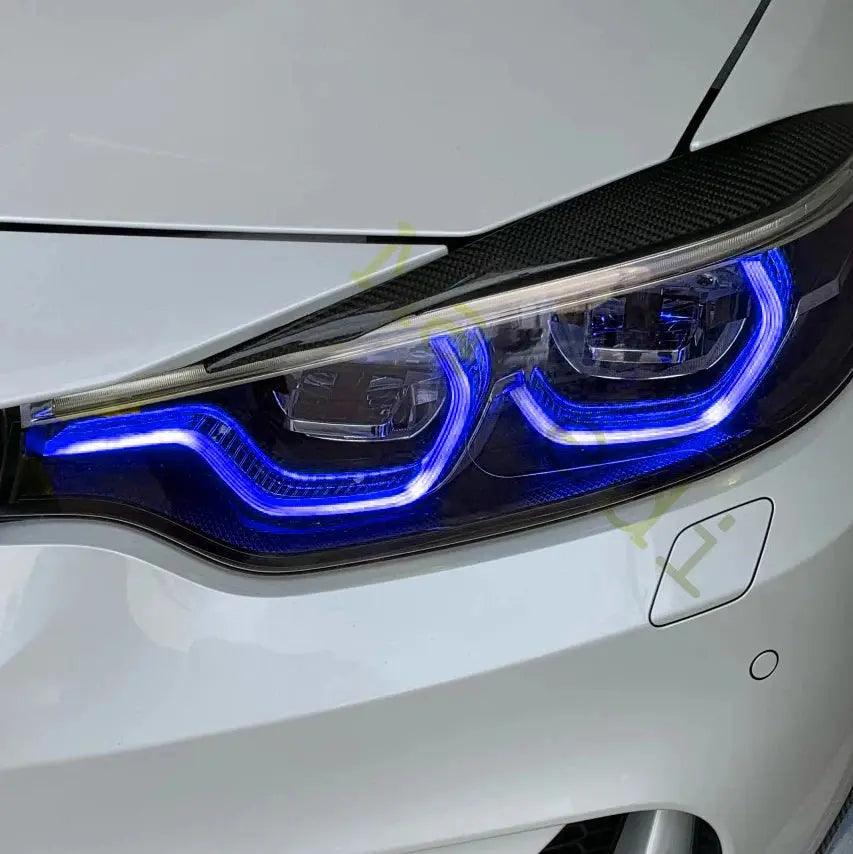 RGB multicolor App Control Yellow CSL DRL Module For BMW 2018 2020 M3 F80 M4 F32 F36 LCI Daylight Headlight RGBW blue 7493230 - Auto Part Pro Switzerland