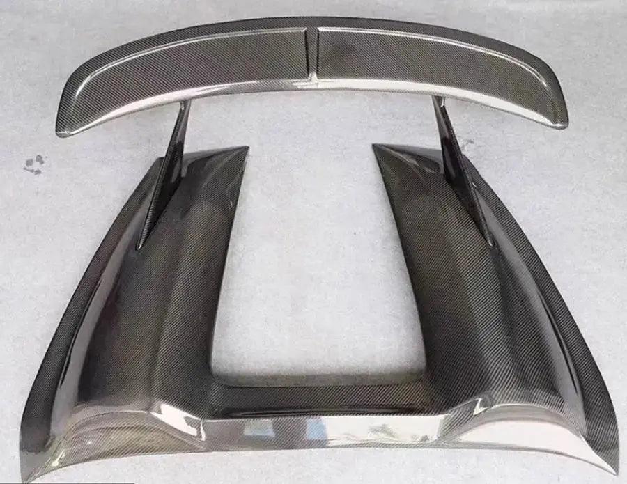 For Porsche 718 982 Cayman Boxster 987 981 Carbon Fiber Spoiler Tail fins Rear Trunk Spoiler Guide Wing Rear Wing body kit - Auto Part Pro Switzerland