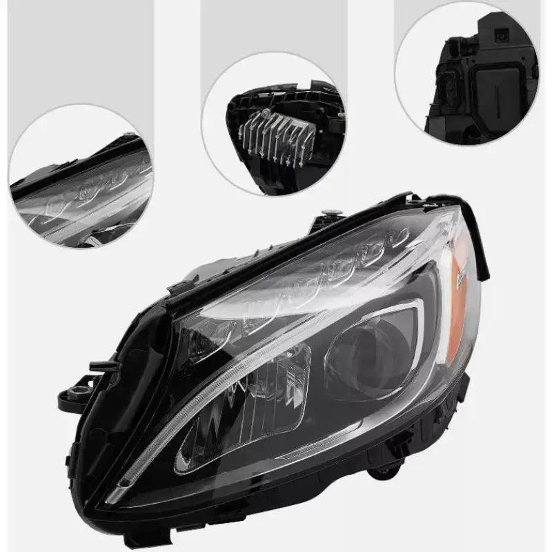 LED Headlight Assembly For Mercedes Benz C-Class W205 C300 C180 C200 C250 2015 2016 2017 2018 LED Head Lamp Turn Signal Lights - Auto Part Pro Switzerland