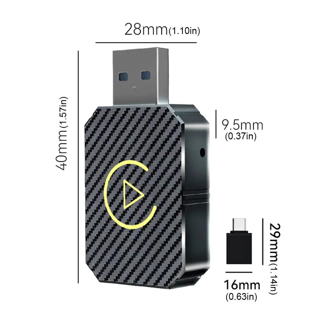 Wireless CarPlay & Android Auto Adapter | 2-in-1 Mini Plug & Play - Auto Part Pro Switzerland