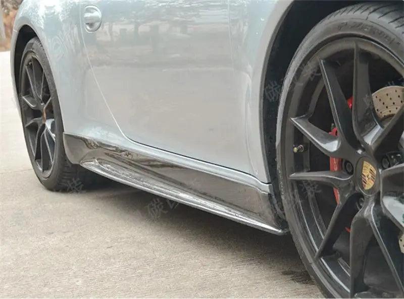 For Porsche 911 991 2012 2013 2014 2015 Real Carbon Fiber Front Lip Rear Diffuser Body Side Skirt Kit Trunk Spoiler Refits - Auto Part Pro Switzerland