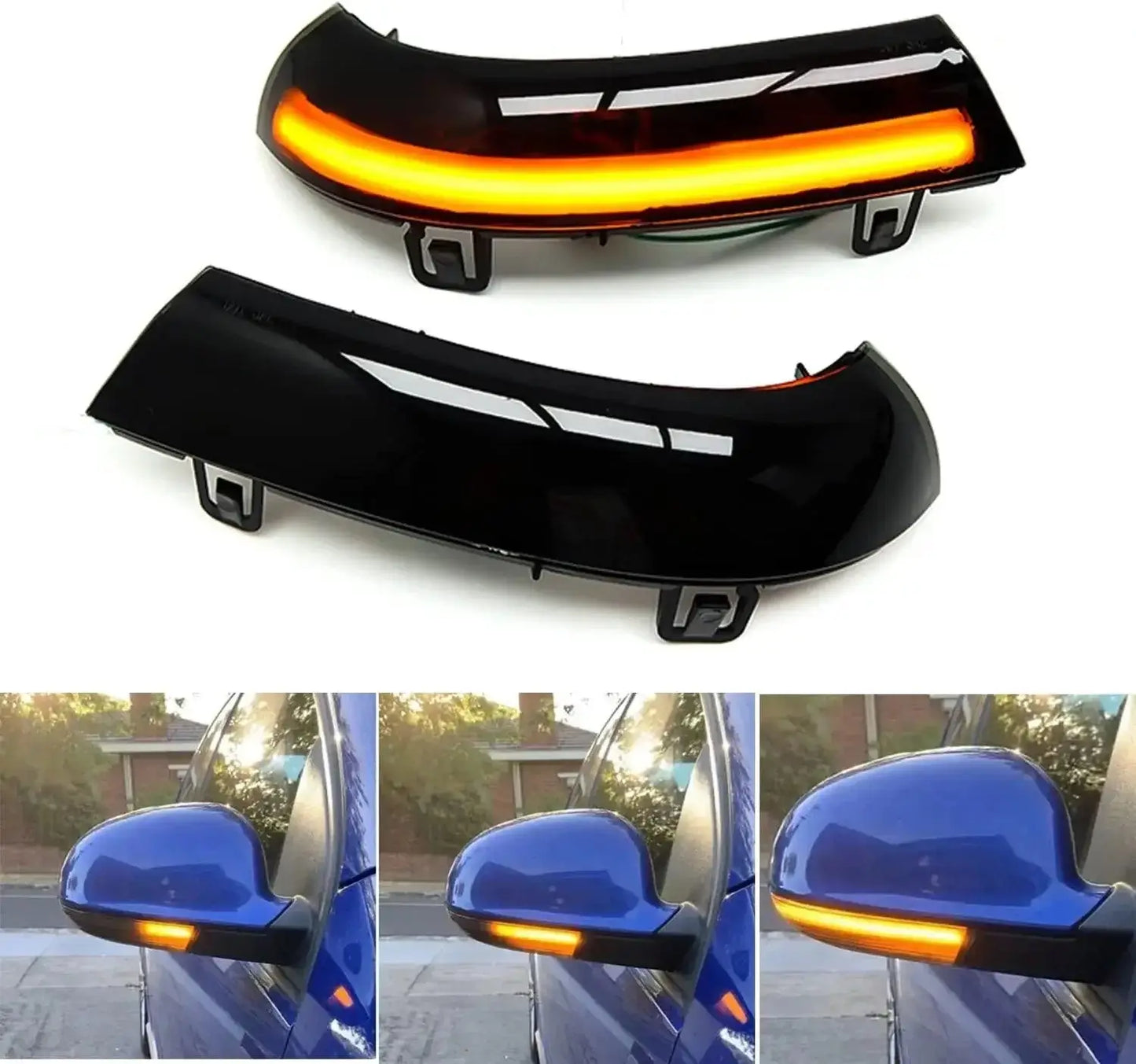 2pcs Dynamic Blinker For VW GOLF 5 GTI V MK5 Jetta Passat B5.5 B6 Sharan Superb B5 EOS LED Turn Signal Mirror - Auto Part Pro Switzerland