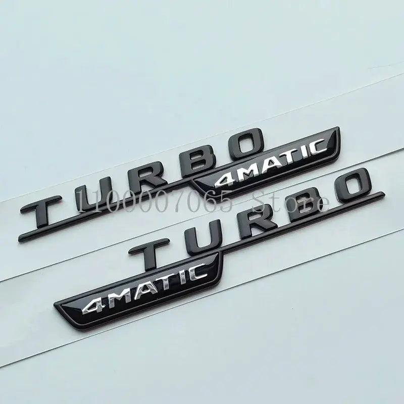 2017 Matte Black Letters A35 A45 A45S Turbo 4matic Emblem for Car Fender Trunk Rear W176 W177 Logo Sticker - Auto Part Pro Switzerland