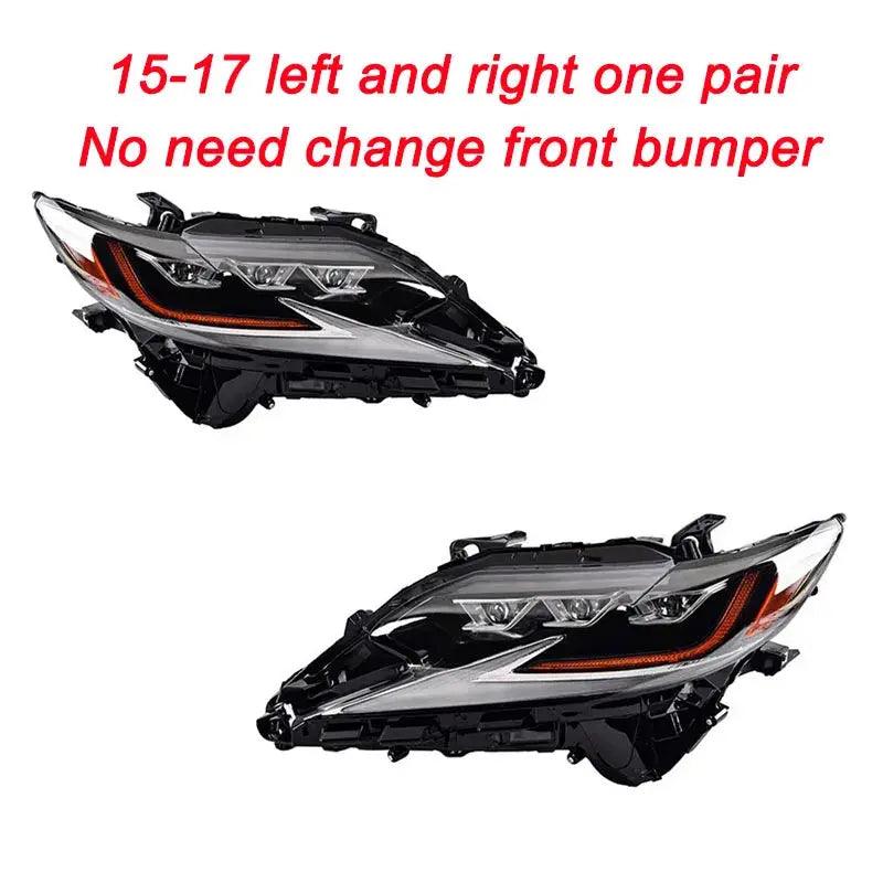 Car Headlights For Lexus ES ES350 ES200 13-17 full LED new style Headlamp Assembly Upgrade Projector Lens Accessories Kit - Auto Part Pro Switzerland