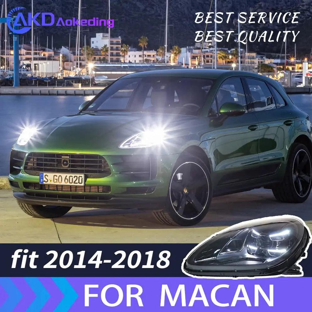 Car Styling Headlights for Macan LED Headlight 2014-2018 Head Lamp DRL H7 Signal Projector Lens Automotive Accessories - Auto Part Pro Switzerland