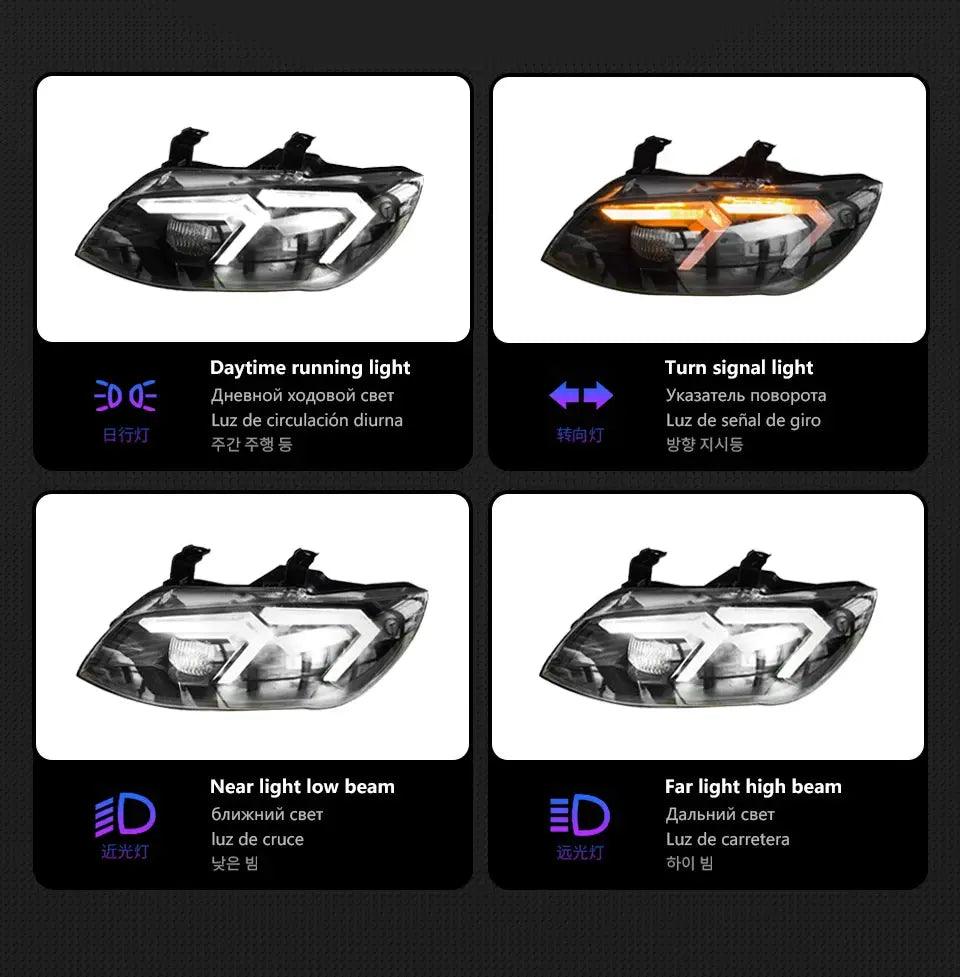 AKD Head Lamp for BMW E92 LED Headlight 2011-2013 Headlights E92 330I 335I DRL Turn Signal High Beam Angel Eye Projector Lens - Auto Part Pro Switzerland