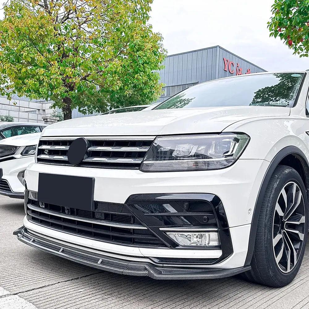Front Lip Spoiler Front Bumper Shovel Modification Exterior Car Body Kit For Volkswagen Tiguan MK2 Rline 2017-2020 Pre - Auto Part Pro Switzerland