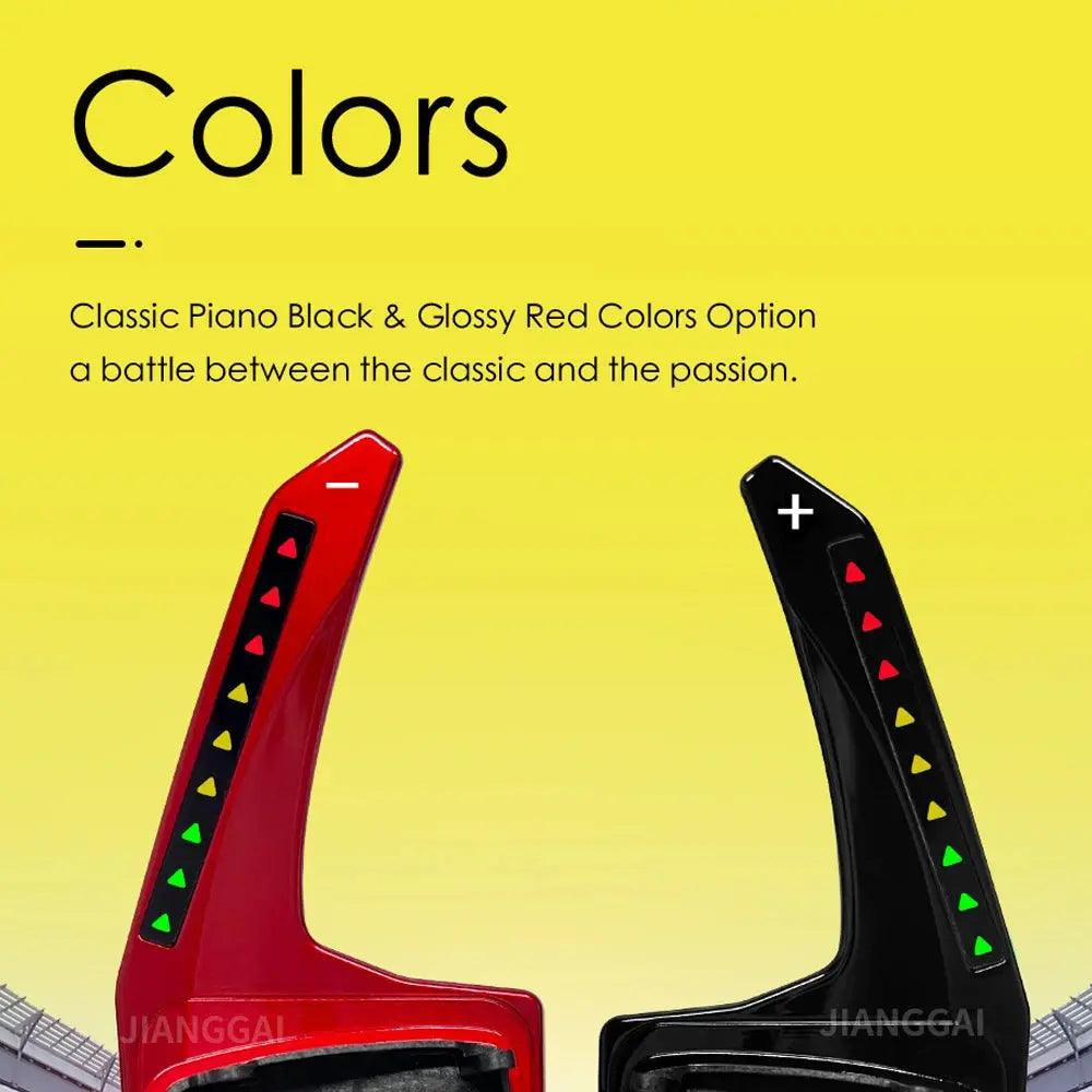 Car Steering Wheel Smart LED Paddle Shifter Model For G20 G30 F30 F32 F33 F36 F10 F11 F18 F06 F12 F13 F01 F02 F07 For Audi A3 Q5 - Auto Part Pro Switzerland