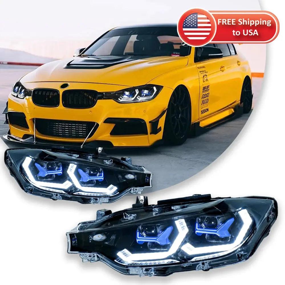 Car Lights For BMW 3 Series 2015-2018 F30 Headlight LED Projetor head Lamp Daytime Running Light Automotive Accessories - Auto Part Pro Switzerland
