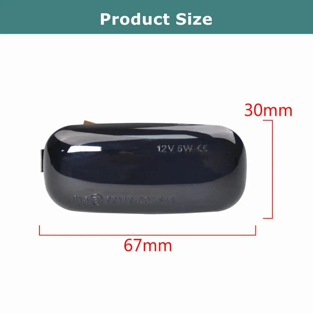 Turn Signal Side Marker Light For Audi A3 S3 8P A4 B6 B8 B7 S4 RS4 A6 S6 C5 2005 Sequential Led Dynamic Flashing Blinker - Auto Part Pro Switzerland