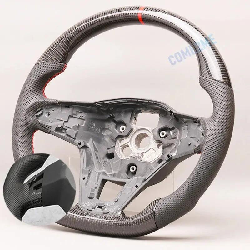 For Volkswagen VW Golf 8 GTI R Line MK8 Carbon Fiber Steering Wheel Customized Without heating function - Auto Part Pro Switzerland