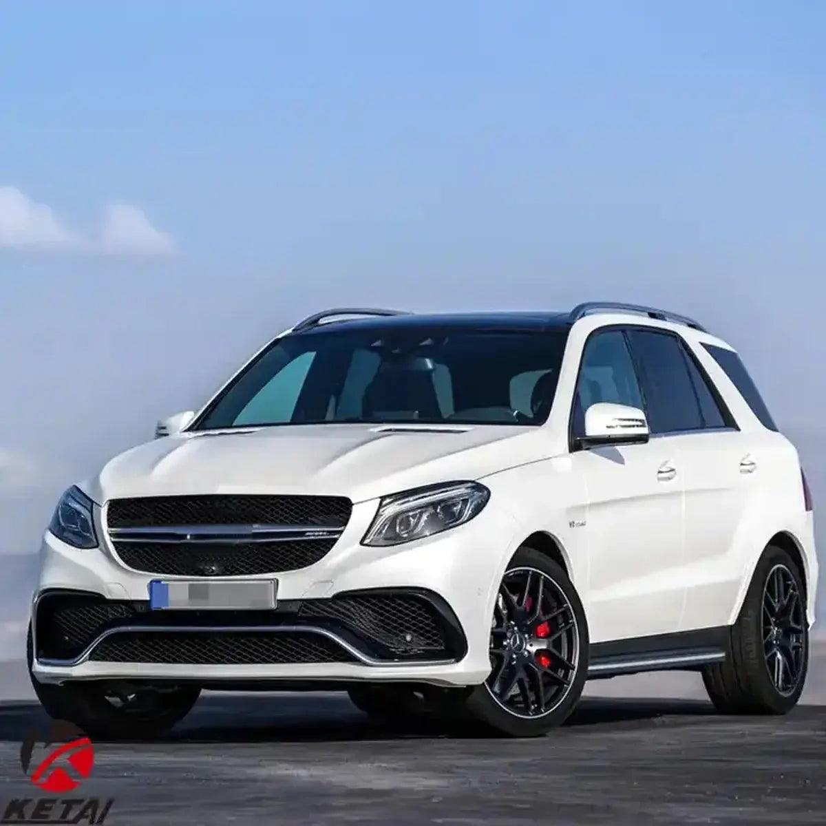 Car Body Kit For Mercedes Benz W166 Upgrade To GLE63 Amg Model With Front Bumper Grille Hood Rear Bumper For BENZ W166 2015-2019 - Auto Part Pro Switzerland