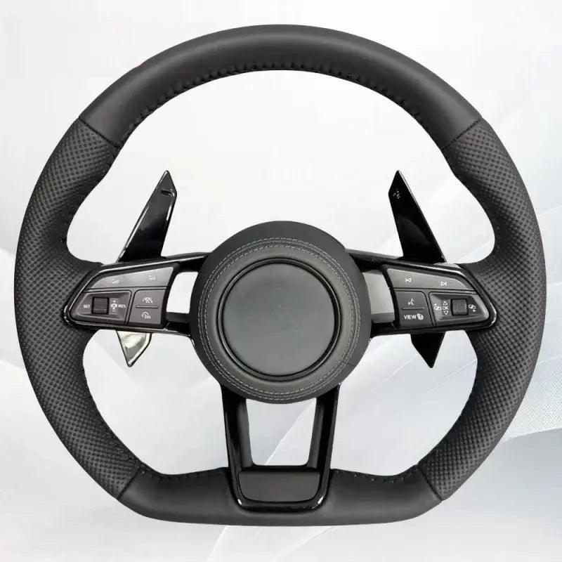 For Volkswagen VW CC Magotan POLO Golf 67GTI Passat Tiguan Scirocco R Genuine Leather Steering Wheel Modification Customization - Auto Part Pro Switzerland