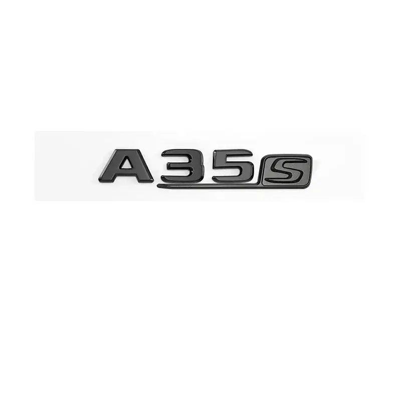 3d ABS Chrome Black Logo A35S A45S Emblem Letters Badge Car Sticker For Mercedes Benz A45S AMG W176 W177 Accessories - Auto Part Pro Switzerland