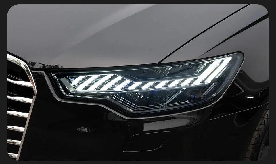 Car Accessories Head Lamp for Audi A6 Headlights 2012-2015 Upgrade A7 Design LED Headlight DRL Dynamic Singal High Low Beam - Auto Part Pro Switzerland