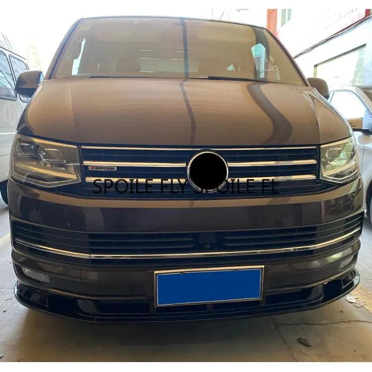 3X 2015 To Up For Volkswagen VW Transporter T6 Car Front Bumper Lip Splitter Diffuser Body Kit Spoiler Bumpers ABS Glossy Black - Auto Part Pro Switzerland