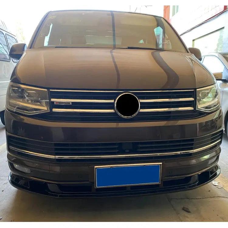 3X 2015 To Up For Volkswagen VW Transporter T6 Car Front Bumper Lip Splitter Diffuser Body Kit Spoiler Bumpers ABS Glossy Black - Auto Part Pro Switzerland