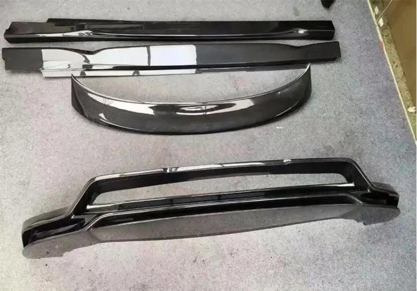 Real Carbon Fiber Body Kit For Porsche Cayenne Coupe 2018-2023 Front Bumper Lip Rear Trunk Diffuser Side Skirt Spoiler - Auto Part Pro Switzerland