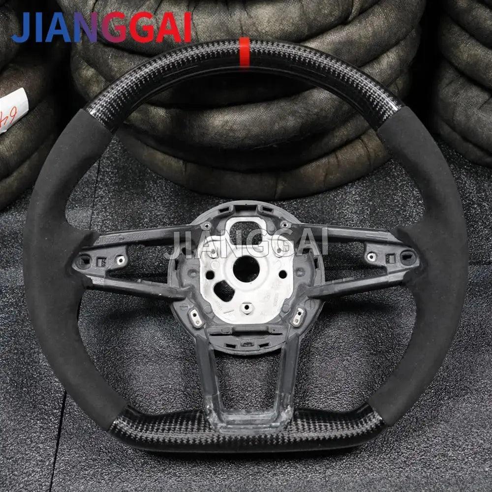Led Carbon Fiber Steering Wheel Customized For Audi R8 TTS TT 2016-2021 Models LED Shift Sport Steering Wheel - Auto Part Pro Switzerland