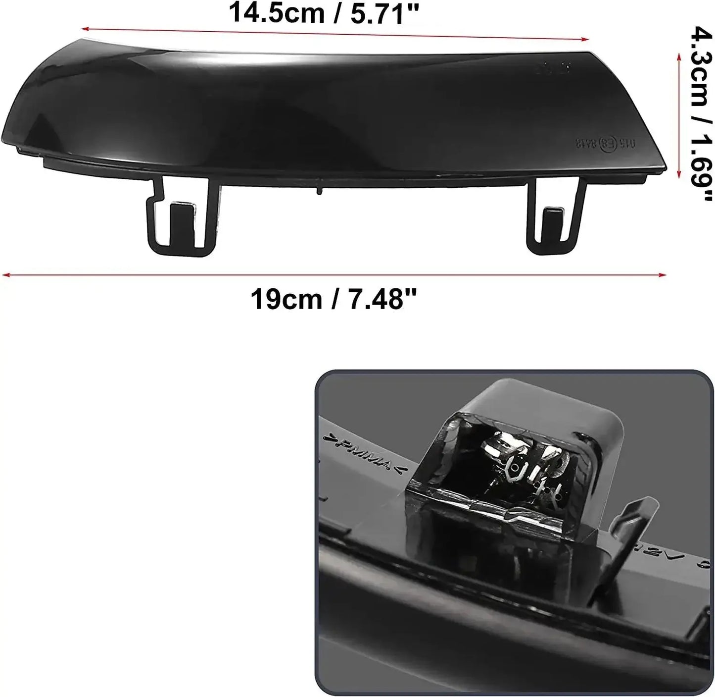 2pcs Dynamic Blinker For VW GOLF 5 GTI V MK5 Jetta Passat B5.5 B6 Sharan Superb B5 EOS LED Turn Signal Mirror - Auto Part Pro Switzerland