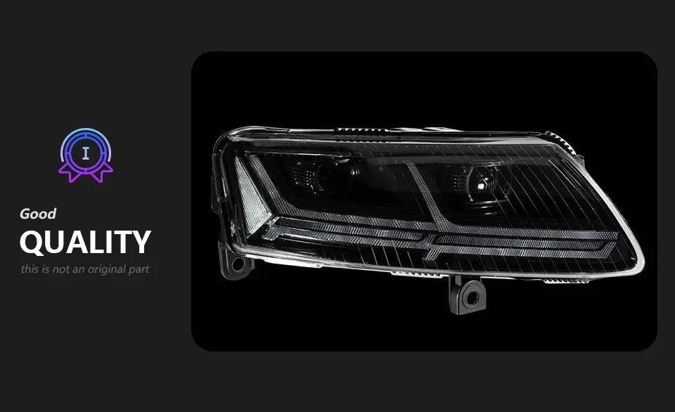 Car Styling for Audi A6 Headlights 2005-2011 A6 C5 C6 LED Headlight Dynamic Signal Animation DRL Bi Xenon Auto Accessories - Auto Part Pro Switzerland