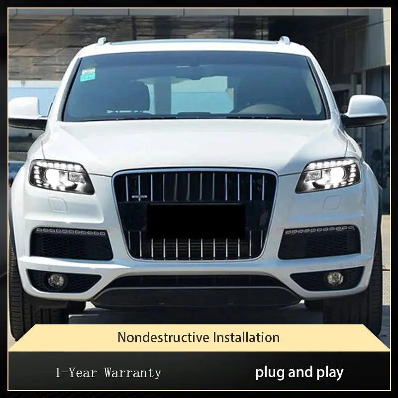Car Styling For Audi Q7 2006-2015 Headlights Modification 2015 New Upgrade LED DRL Head Lights Signal Automotive Accessories - Auto Part Pro Switzerland