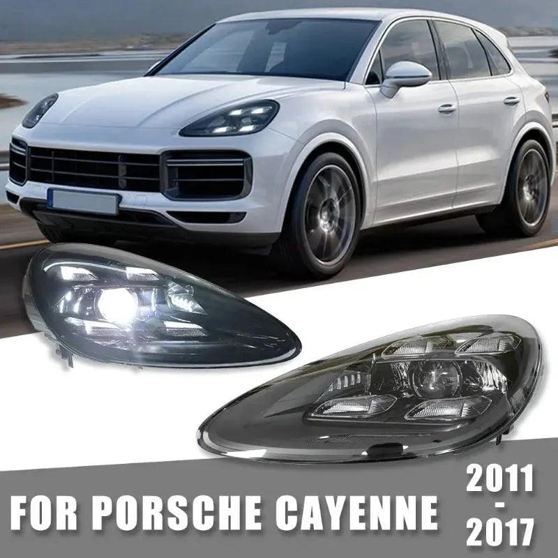 For Porsche Cayenne 2011-2018 High Quality LED Headlights 958.1 958.2 Upgrade 9Y0 Front Head Light Plug and Play Car Lamp - Auto Part Pro Switzerland