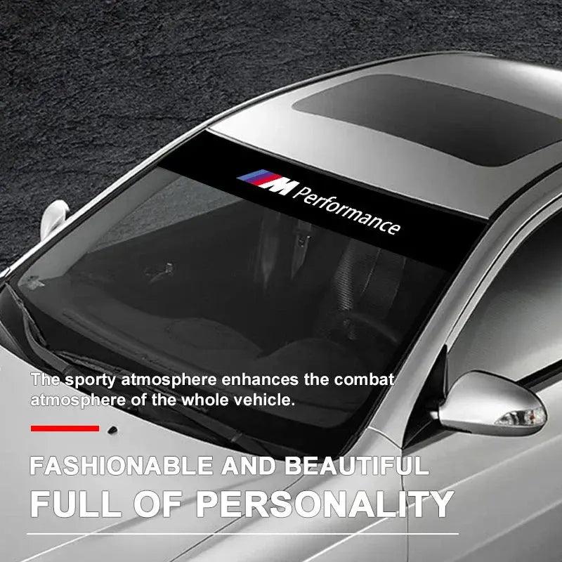 Car windshield sticker front window sticker sunshade For BMW M MINI F30 F01 F10 F35 F15 F16 F18 E39 E46 E90 E36 E60 M3 M4 M5 M6 - Auto Part Pro Switzerland