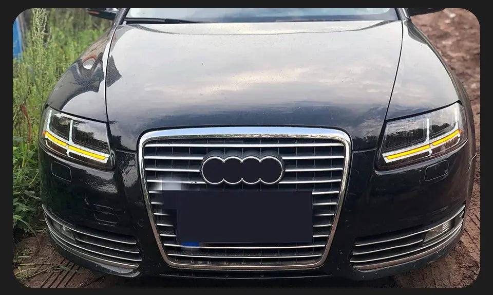 Car Styling for Audi A6 Headlights 2005-2011 A6 C5 C6 LED Headlight Dynamic Signal Animation DRL Bi Xenon Auto Accessories - Auto Part Pro Switzerland