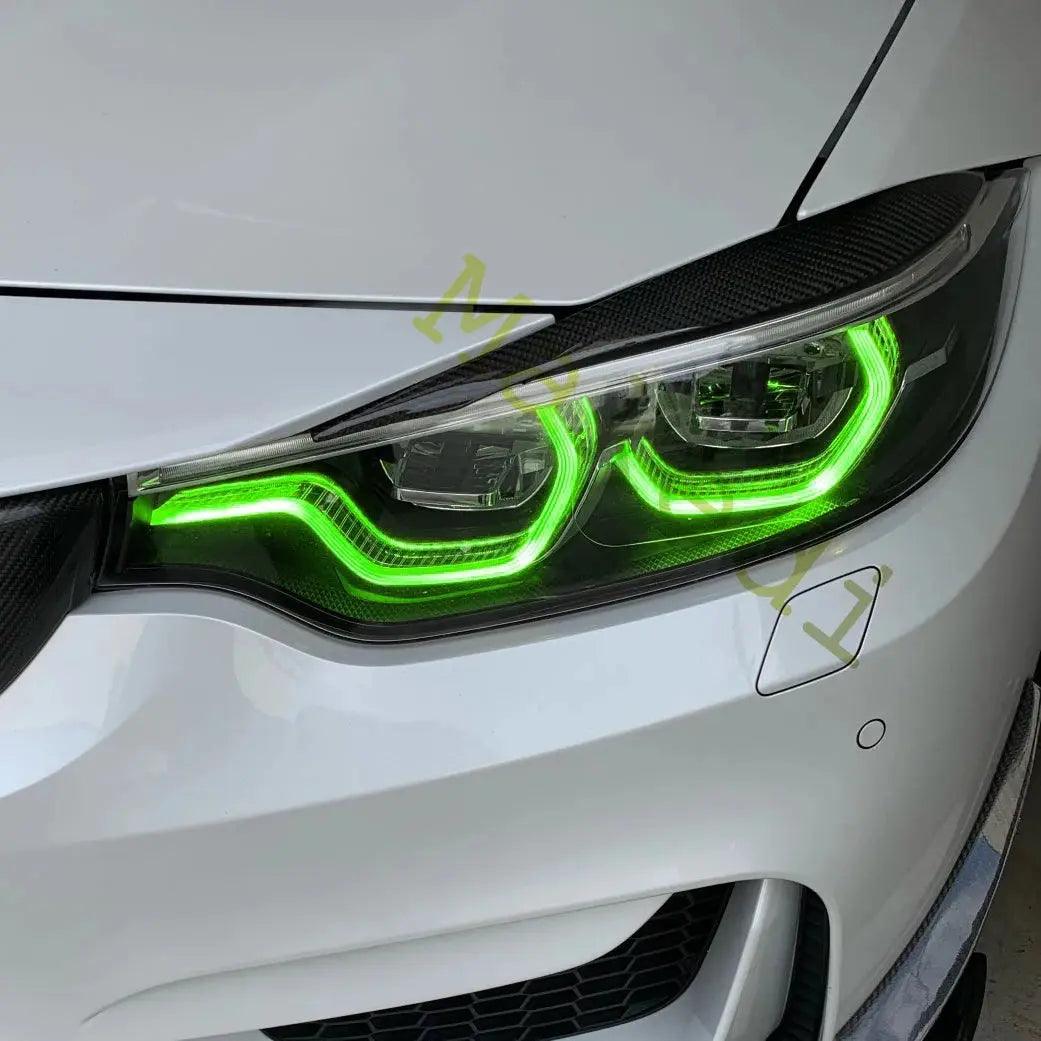 RGB multicolor App Control Yellow CSL DRL Module For BMW 2018 2020 M3 F80 M4 F32 F36 LCI Daylight Headlight RGBW blue 7493230 - Auto Part Pro Switzerland
