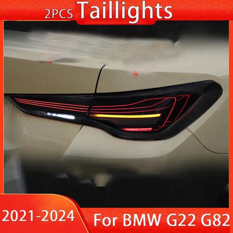 Car Tail Light Rear Lamp Taillight for BMW 4 Series G22 G82 Modified M4 CSL 2020-2023 Brake Driving Reversing Lamp Turn Signal - Auto Part Pro Switzerland
