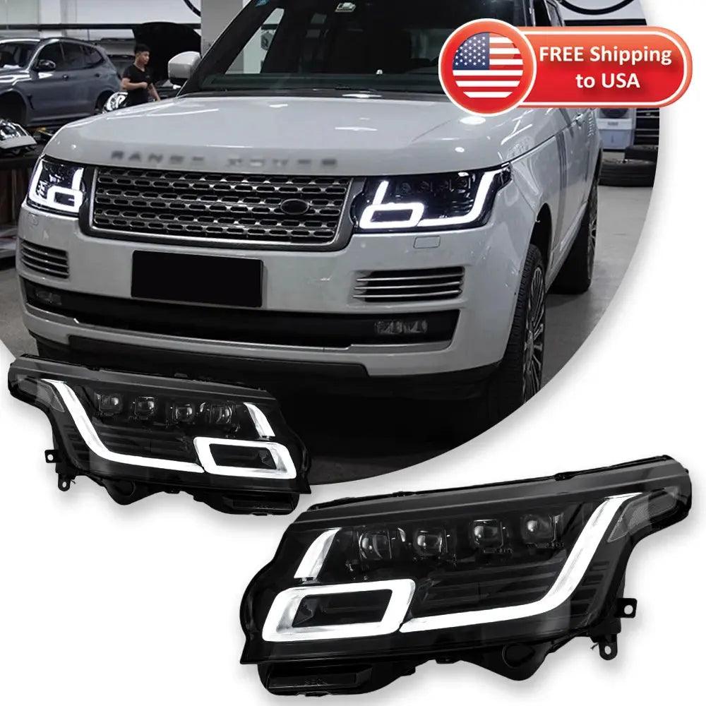TYPY Car Headlights For Range Rover 2013-2017 LED Car Lamps Daytime Running Lights Dynamic Turn Signals Car Accessories - Auto Part Pro Switzerland