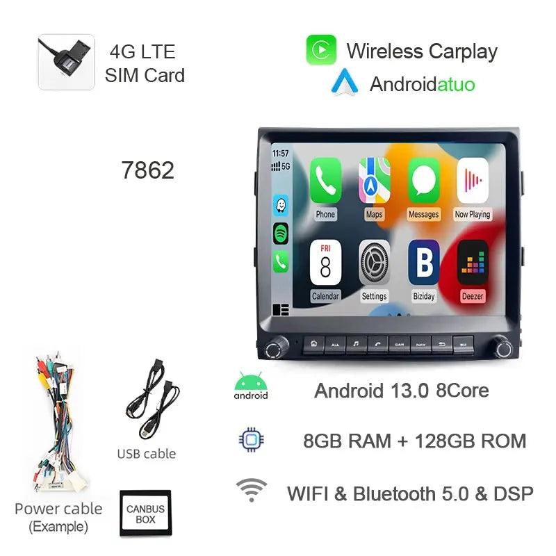 8.4" Android 13 Car Radio for Porsche Cayenne 2010 2011-2017 Navigation Stereo 8+256G Bluetooth Wifi RDS GPS Multimedia Player - Auto Part Pro Switzerland