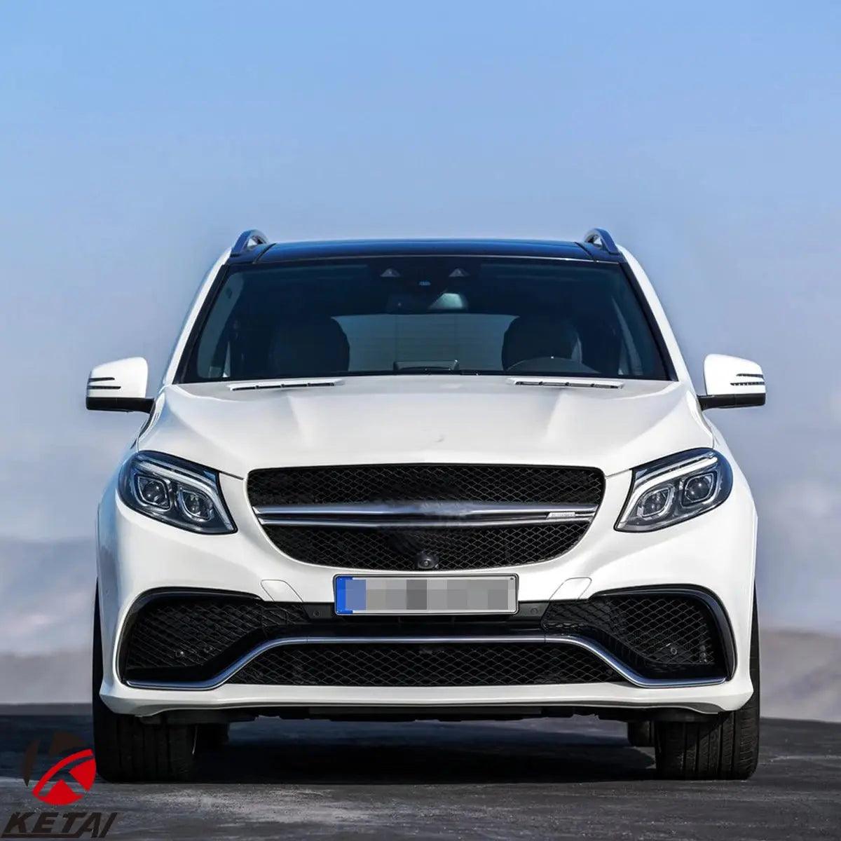 Car Body Kit For Mercedes Benz W166 Upgrade To GLE63 Amg Model With Front Bumper Grille Hood Rear Bumper For BENZ W166 2015-2019 - Auto Part Pro Switzerland