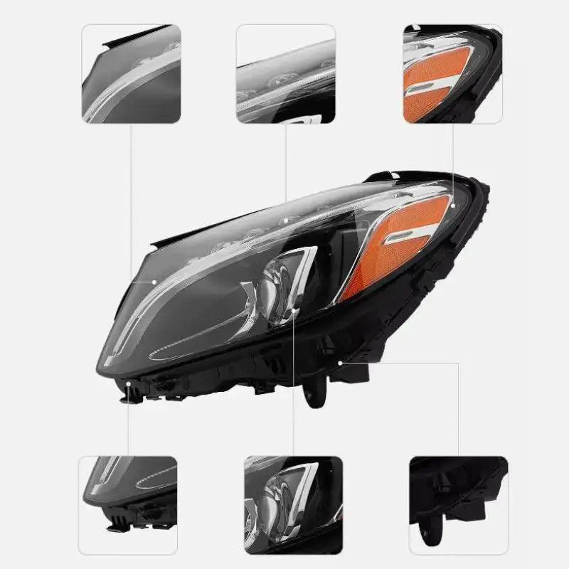LED Headlight Assembly For Mercedes Benz C-Class W205 C300 C180 C200 C250 2015 2016 2017 2018 LED Head Lamp Turn Signal Lights - Auto Part Pro Switzerland