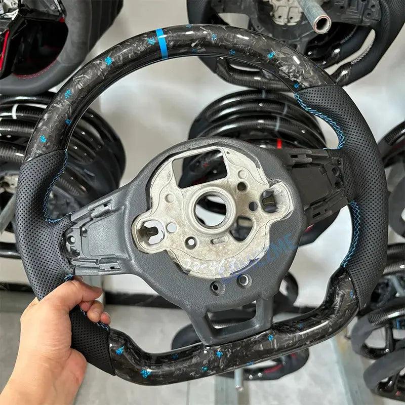 Forge Steering Wheel Fit for VW Mk5 MK6 MK7 MK7.5 GTI R Polo 2013-2020 Carbon Fiber Wheel - Auto Part Pro Switzerland