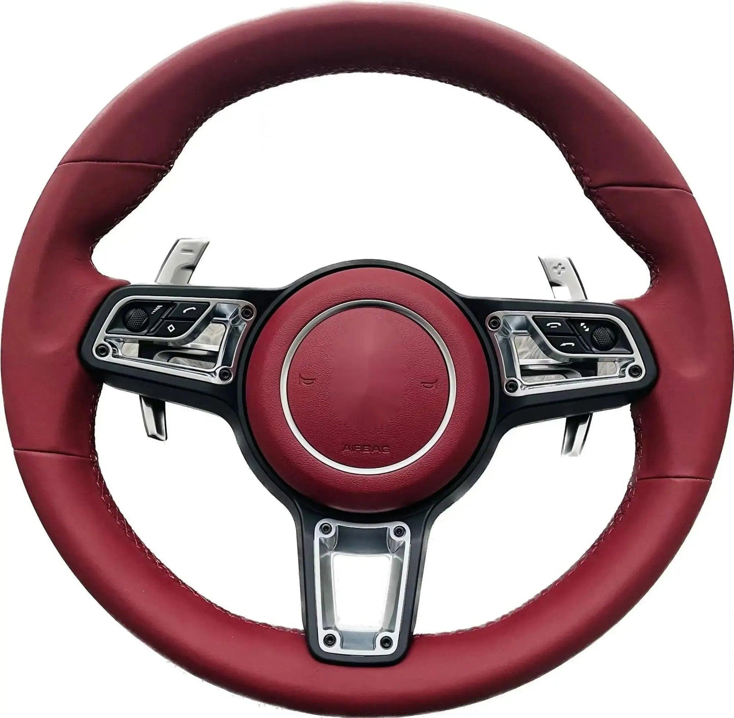 New steering wheel for Porsche Macan Cayenne Panamera Taycan 718 Cayman 991 992 911 911.2 Carrera GT2 GT2RS GT3 GT3RS GT3 RS GT4 - Auto Part Pro Switzerland