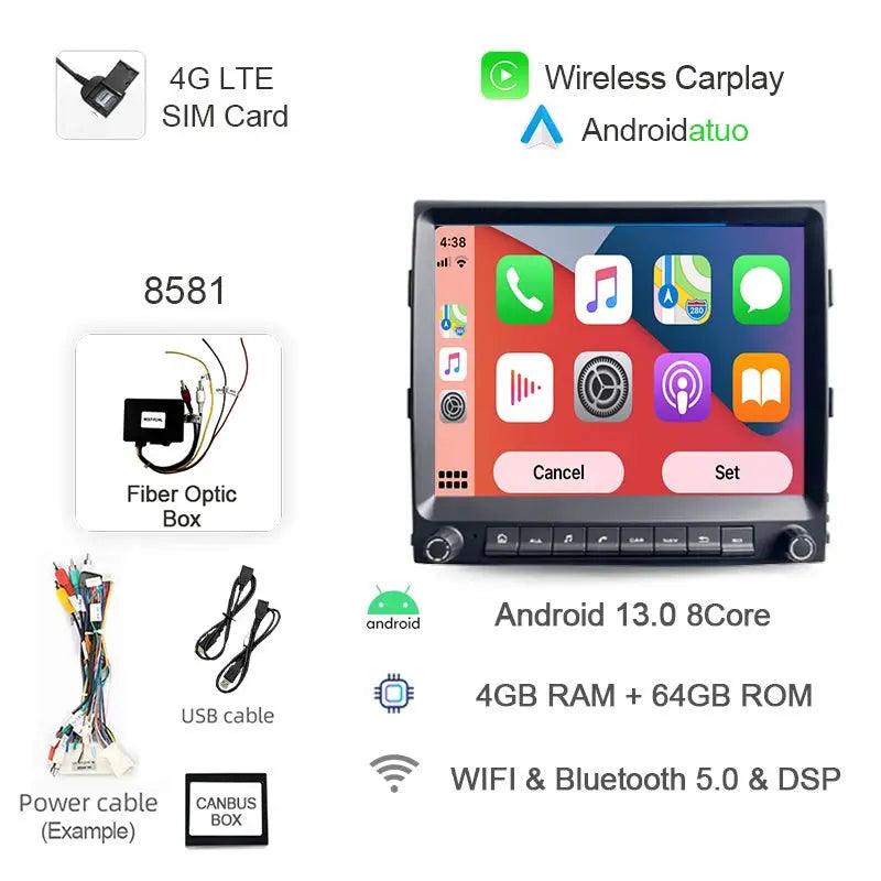 8.4" Android 13 Car Radio for Porsche Cayenne 2010 2011-2017 Navigation Stereo 8+256G Bluetooth Wifi RDS GPS Multimedia Player - Auto Part Pro Switzerland