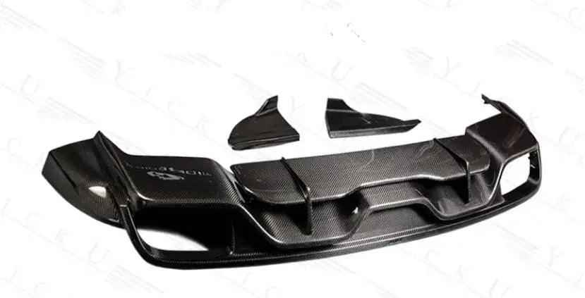 Real Carbon Fiber Body Kit For Porsche Cayenne Coupe 2018-2023 Front Bumper Lip Rear Trunk Diffuser Side Skirt Spoiler - Auto Part Pro Switzerland